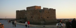 Port fortress in Cyprus, Paphos resort