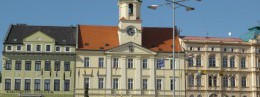 Town Hall in the town of Teplice in the Czech Republic, resort Teplice