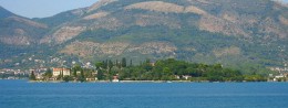 Island Miholska Prevlaka (or Island of Flowers) in Montenegro, resort Tivat