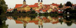 Old town in the Czech Republic, Telc spa
