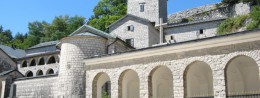 Cetinje monastery in Montenegro, resort Cetinje