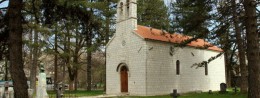 Vlaska church in Montenegro, Cetinje resort