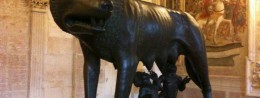 Capitoline wolf in Italy, Rome resort