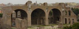 Basilica of Maxentius and Constantine in Italy, Rome resort