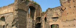 Baths of Caracalla in Italy, Rome resort