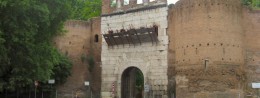 Latin gate in Italy, Rome resort
