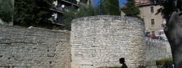 City walls in Croatia, Pula resort