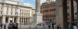Piazza Columns in Italy, Rome resort