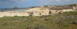 Caesarea National Park (Palestinian Caesarea) in Israel, Galilee resort