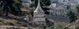Tomb of Absalom in Israel, Jerusalem resort