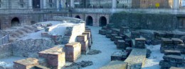 Ancient Roman theater in Italy, Turin resort