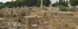 Punic Carthage in Tunisia, resort of Carthage