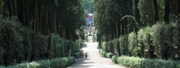 Boboli Gardens in Italy, resort of Florence