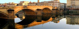 Ponte alla Carraia bridge in Italy, resort of Florence