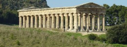 The ancient city of Segesta in Italy, the resort of Sicily