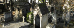 Montmartre Cemetery in France, Paris resort