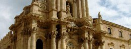 Syracuse Cathedral in Italy, Sicily resort