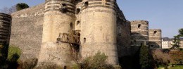 Castle of Angers in France, Loire Valley resort