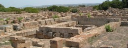 The ancient city of Lilybey in Italy, the resort of Sicily