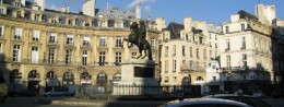 Victory Square in Paris in France, Paris resort