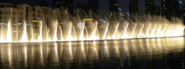 Dubai Fountain in the UAE, Dubai resort