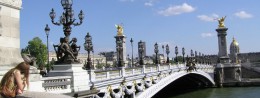 Pont Alexandre III in France, Paris resort