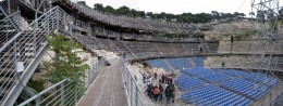 Amphitheater of Cagliari in Italy, Sardinia resort