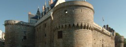 Castle of the Dukes of Brittany in France, Loire Valley resort