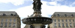 Fountain of the Three Graces in France, Bordeaux resort
