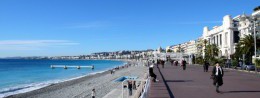 Promenade des Anglais in France, Nice resort