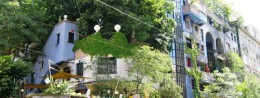 Artist's House (Hundertwasser House) in Austria, Vienna spa