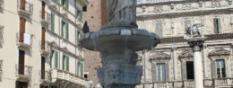 Fountain of the Madonna of Verona in Italy, resort of Verona