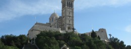 Basilica of Notre Dame de la Garde in France, resort of Marseille
