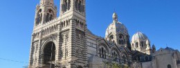 Cathedral of Sainte-Marie-Major in France, resort of Marseille