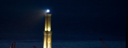 Lanterna Lighthouse in Italy, Genoa resort