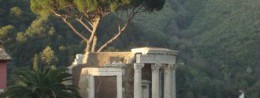 Temple of Vesta (Tivoli) in Italy, resort Tivoli