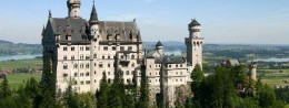 Neuschwanstein Castle in Germany, Bavaria resort