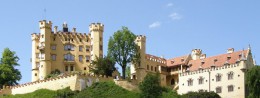 Hohenschwangau Castle in Germany, Bavaria resort