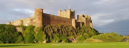 Bamburgh Castle in Great Britain