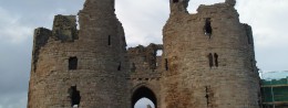 Dunstanburg Castle in Great Britain