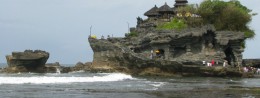 Pura Tanah Lot Temple in Indonesia, Bali Resort