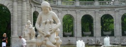 Fountain of fairy tales in Germany, Berlin health resort