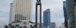 Monument to Selamat Datang in Indonesia, Jakarta resort