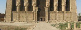 Temple of Dendera in Egypt