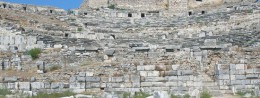 Ruins of the city of Miletus in Turkey, Aegean coast resort