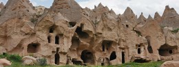 Rock monastery in Zelva in Turkey, Cappadocia resort