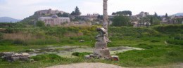 Ruins of the Temple of Artemis in Turkey, Ephesus resort