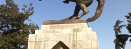 Equestrian statue of Gazi in Turkey, Izmir resort