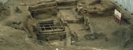 Excavations of the Catal Guyuk settlement in Turkey, Konya resort