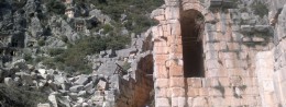 Ruins of the city of Mir in Turkey, Demre resort